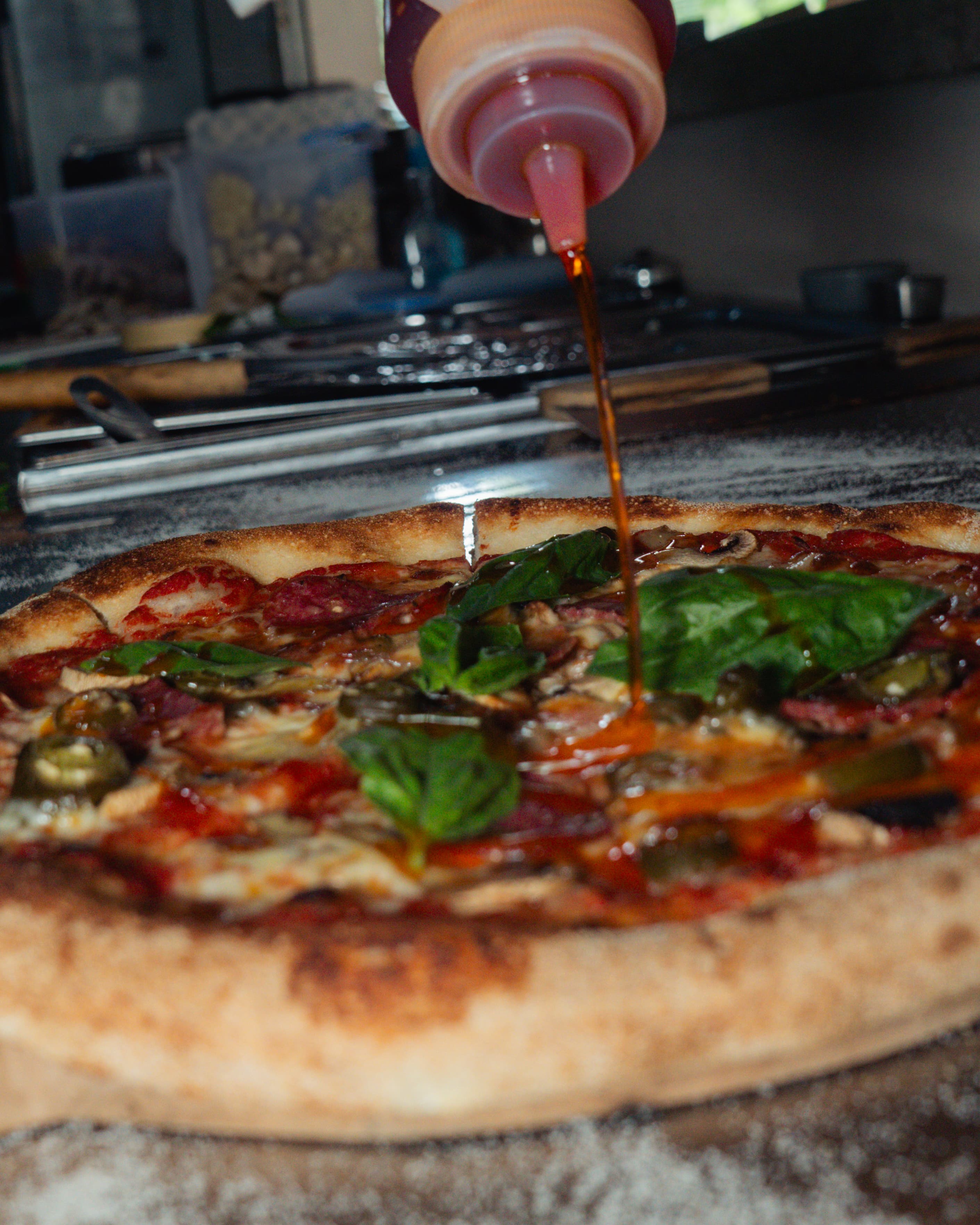 Artisanal wood-fired pizza at Penida Pizza Co. in Nusa Penida