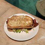 Toasted BLT served poolside at The Penida Project in Nusa Penida